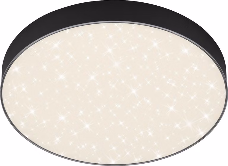 LED Lampada da incasso senza cornice Cielo stellato 21 W nero metallo Ø28,7cm Briloner