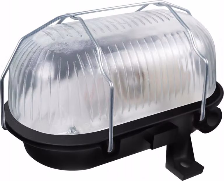 ADVITI | Lampada Da Officina E27 - Nera - IP54 - Struttura Resistente - Uso Versatile
