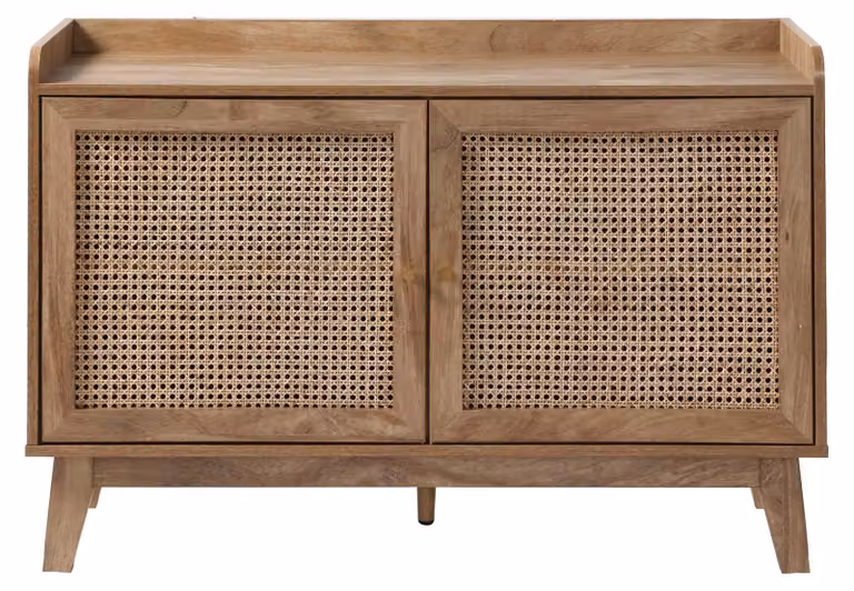 Calicosy - Credenza in rattan a 2 ante L110 cm - PALMO