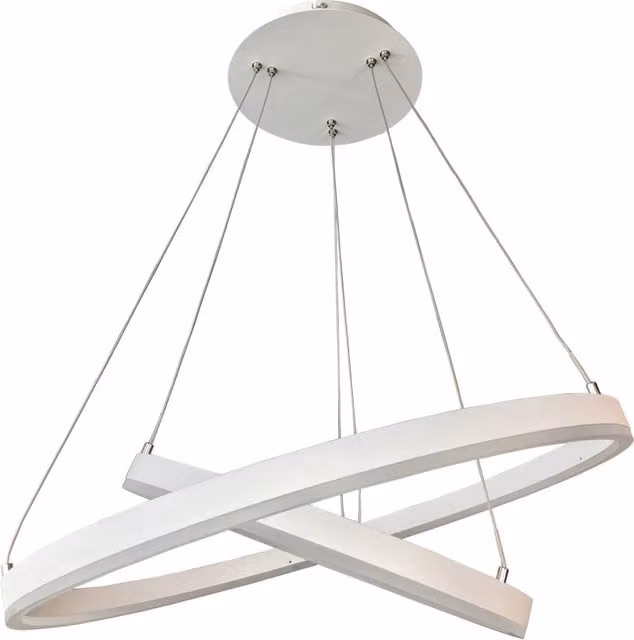 Italux Jovita lampada a sospensione LED bianca Ø60cm