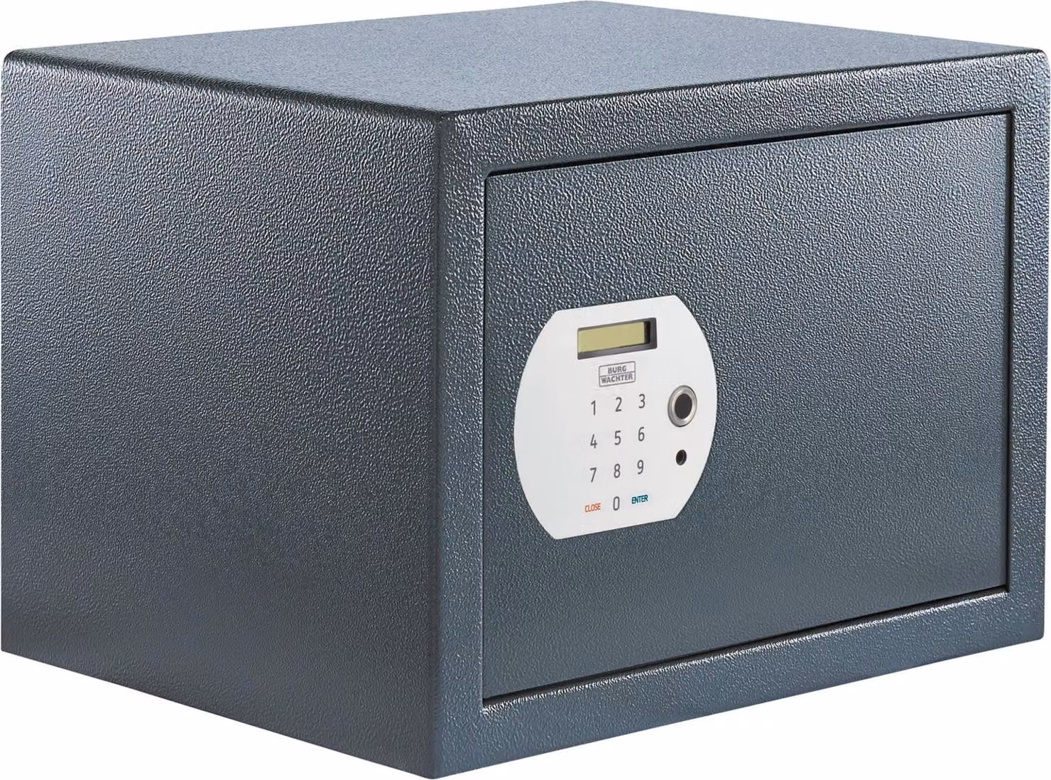 BURG-WÄCHTER PS 130 E FP, Cassaforte da parete, Grigia, Elettronica, Lettore di impronte digitali, 40,3 litri, Acciaio, 1 ripiano