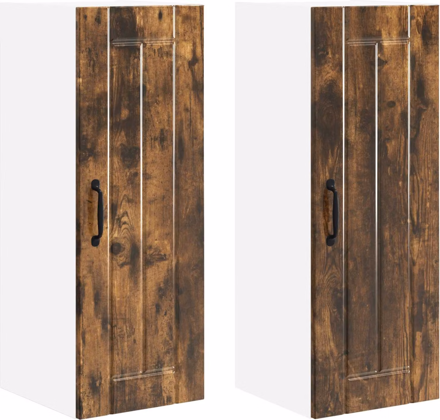 Armadietto a muro LUCCA 2 pcs Rovere Fumo 30 x 31 x 80 cm