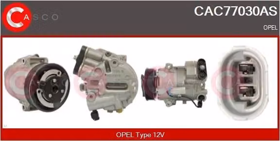 Compressore climatizzatore CASCO CAC77030AS per OPEL Astra J Sports Tourer (P10) ASTRA J