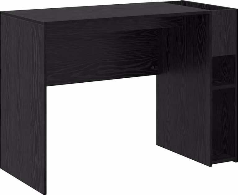 Scrivania Rovere Nero 109 x 50 x 78 cm Legno multistrato