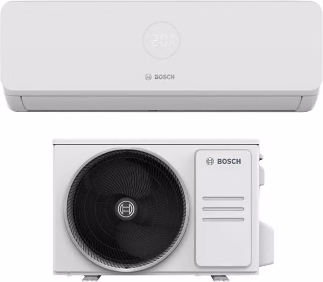 Condizionatore Split Mobile Bosch Climate 3200i 9000 Btu CL3200i-SET 25 WE Bianco con Wi-Fi e App Control Classe Energetica A++