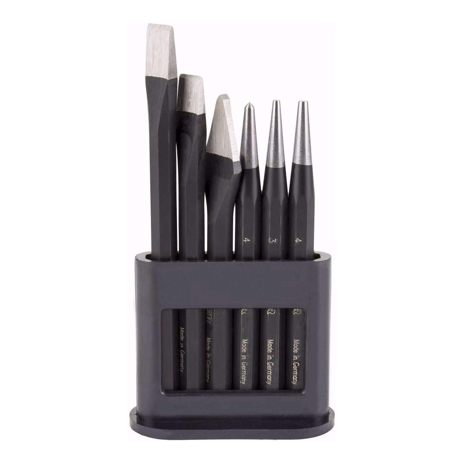 Set di utensili STIER Robust+ 6 pezzi (scalpello/punta da trapano/calzo)