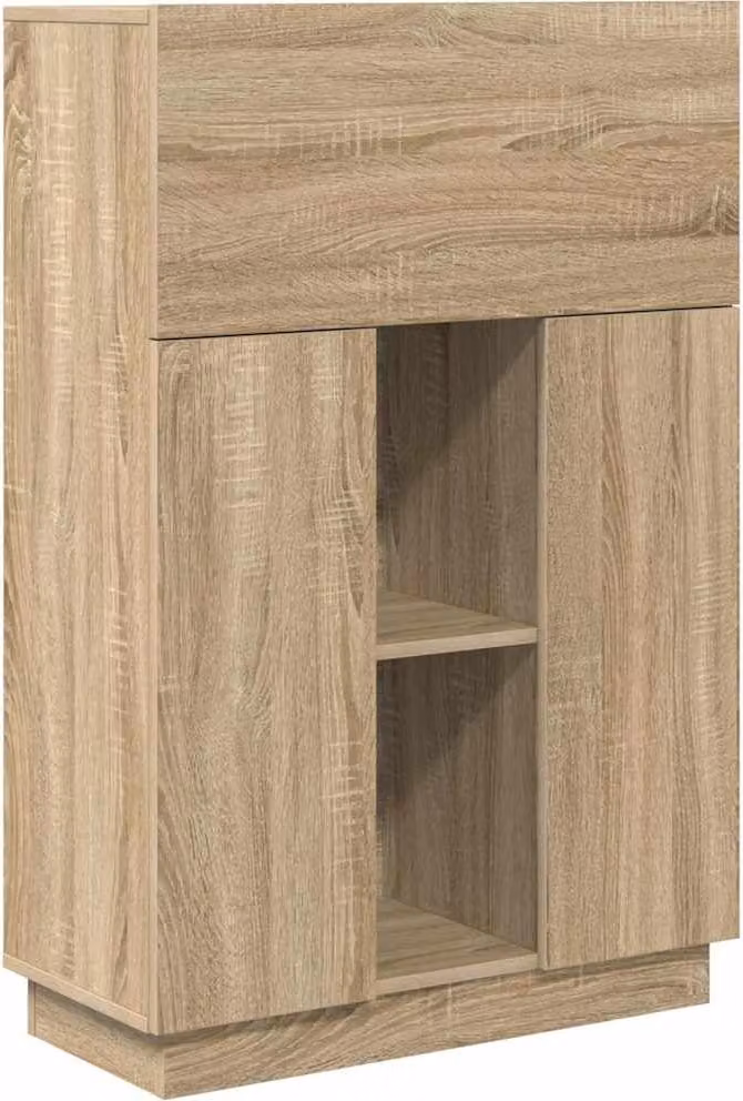 Scrivania con lo scaffale Rovere Sonoma 71,5 x 31,5 x 106,5 cm