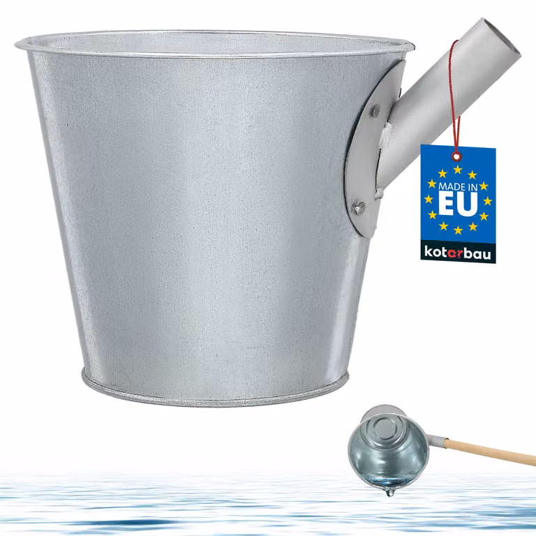 KOTARBAU® Secchio per fanghi da 5 litri Paletta per fanghi d'acqua per malta da giardino