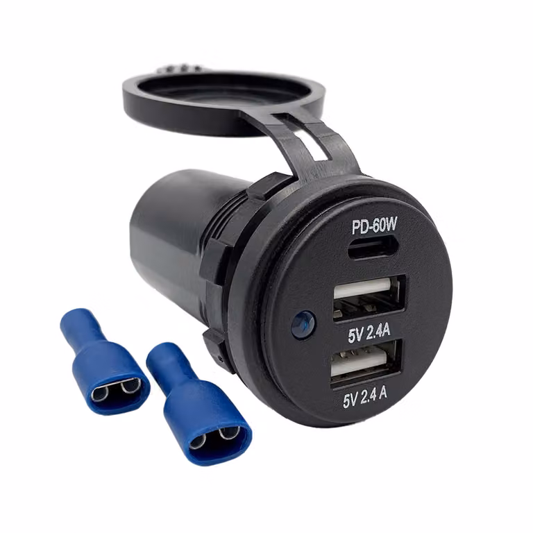 Offgridtec Presa doppia USB USB-A / USB-C 5V