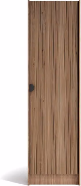 Scarpiera Herdasa effetto noce stampa doghe noce 190x50x24