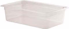 Bacinella per alimenti Cambro Gastronorm Mod. 1/1 in plastica bianco traslucido, capacità 19,5 l