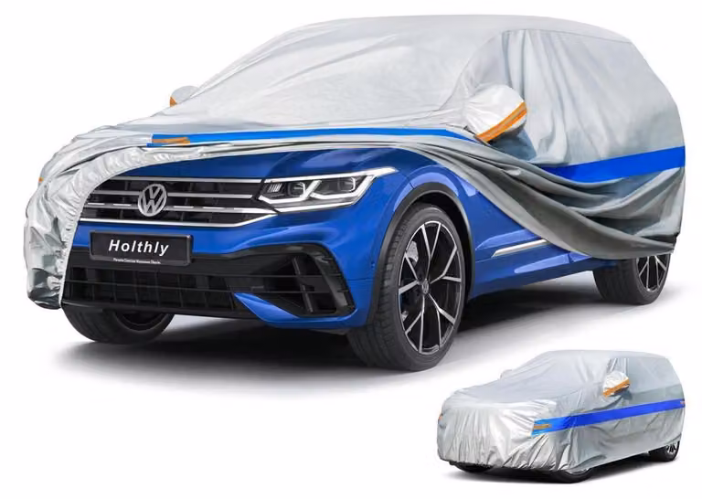 Copertura impermeabile e traspirante per SUV, colore grigio-blu, lunghezza da 460 a 485 cm