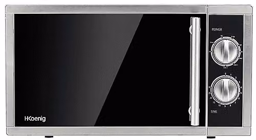 Forno microonde combinato H.Koenig VIO7 con funzione grill, capacità 23 l, potenza microonde 900 W e potenza grill 1000 W, Nero e argento – 1