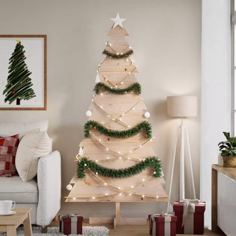 Maison Exclusive - Albero di Natale in legno da decorare 180 cm in legno massello di pino