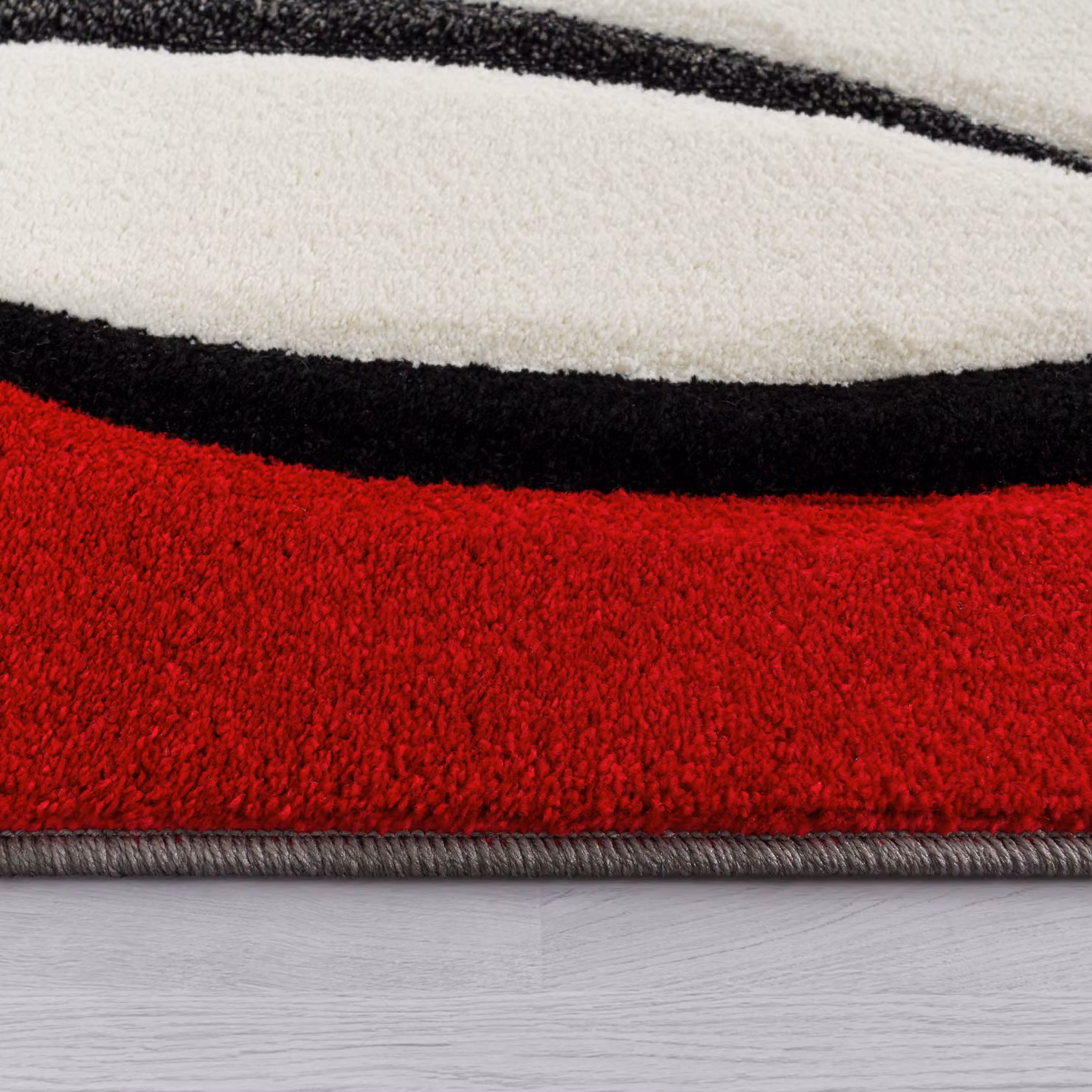 Tappeto moderno Diamora rosso L: 300 cm, P: 80 cm – 3