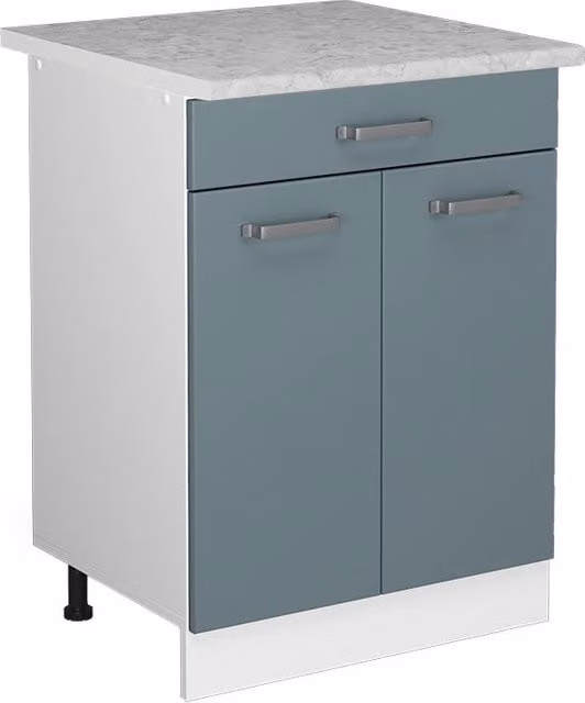 Base universale R-Line Grigio-blu 60 cm con cassetti Vicco