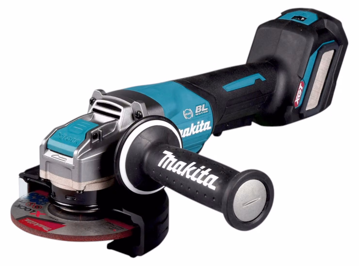 Smerigliatrice angolare a batteria Makita GA 044 GZ 40 V max. 125 mm X-LOCK Brushless Solo - senza batteria, senza caricabatterie