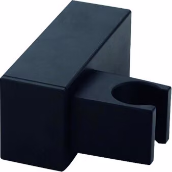 Supporto a parete di design per doccetta nera