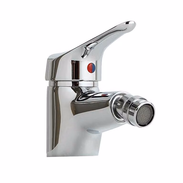 Rubinetto miscelatore monocomando per bidet con piletta | Space