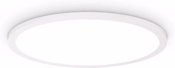 Plafoniera Moderna Fly Slim Alluminio-Plastiche Bianco Led 26W 4000K D45Cm