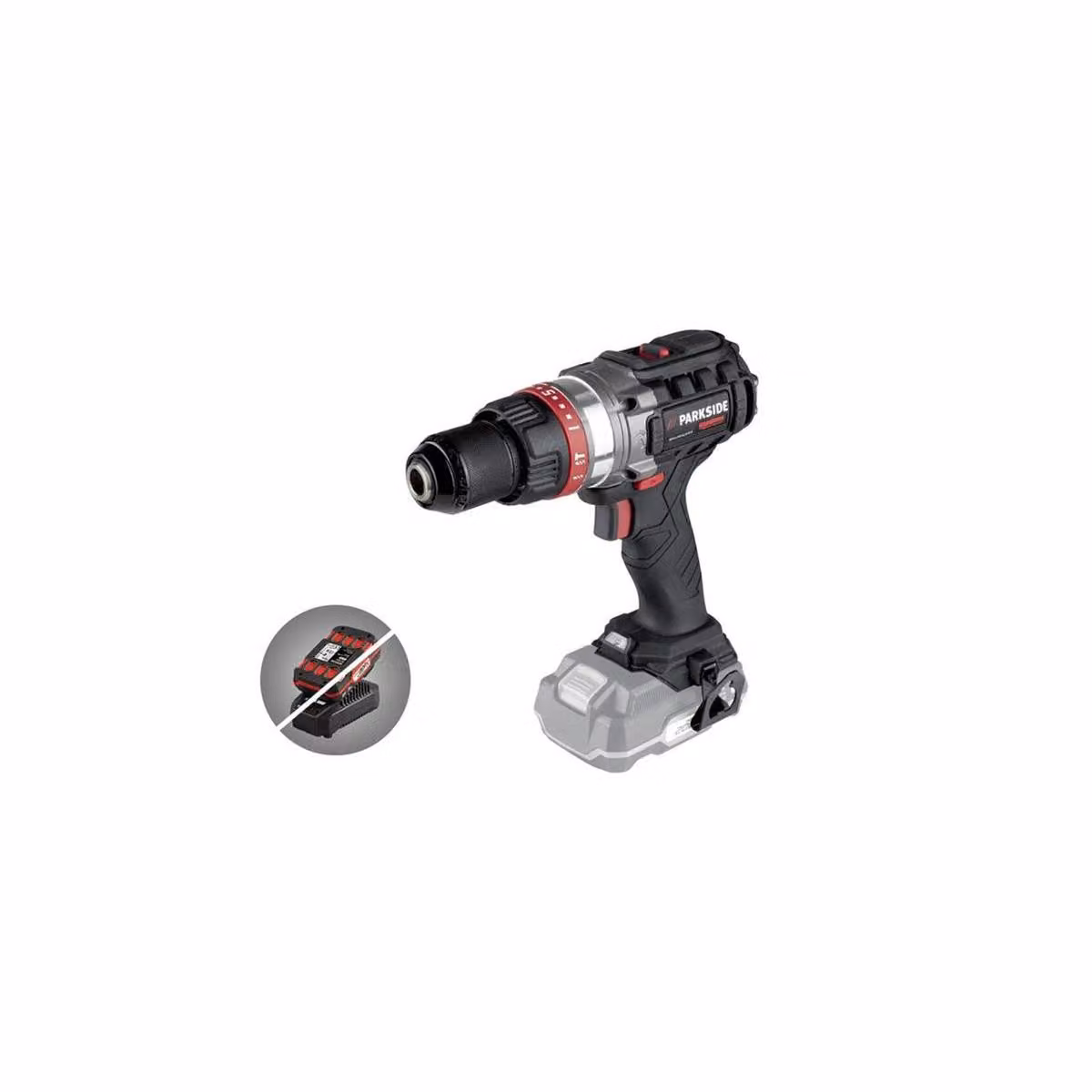 Trapano avvitatore a percussione a batteria PARKSIDE PSBSAP20-LiA1 senza batteria/caricabatterie