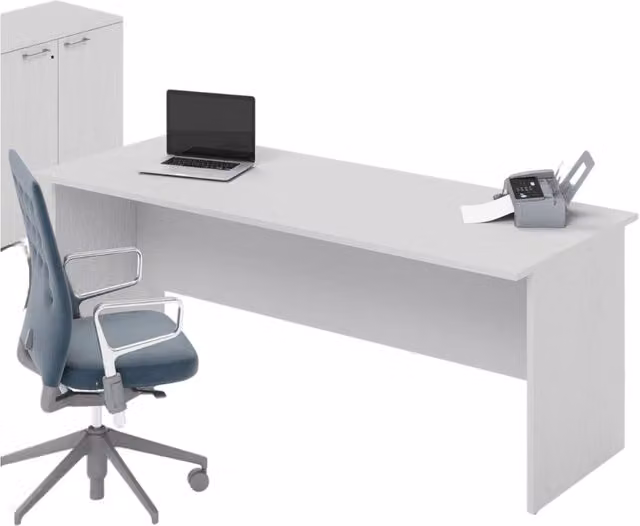Scrivania da ufficio colore Bianco H74x200x80cm
