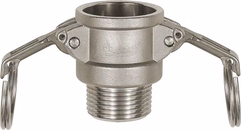 Riegler Kamlok presa rapida con AG, tipo B, ES 1.4401, R 2