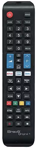 Telecomando di ricambio originale BRAVO 1 per Samsung, colore nero