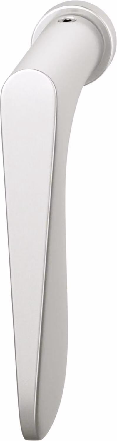 Maniglia a spinta FSB 34 1144 minimalista, in alluminio anodizzato argento