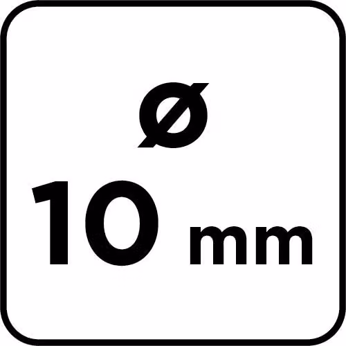 Trapano per calcestruzzo SDS Plus a doppia spirale, 10 x 1000 mm