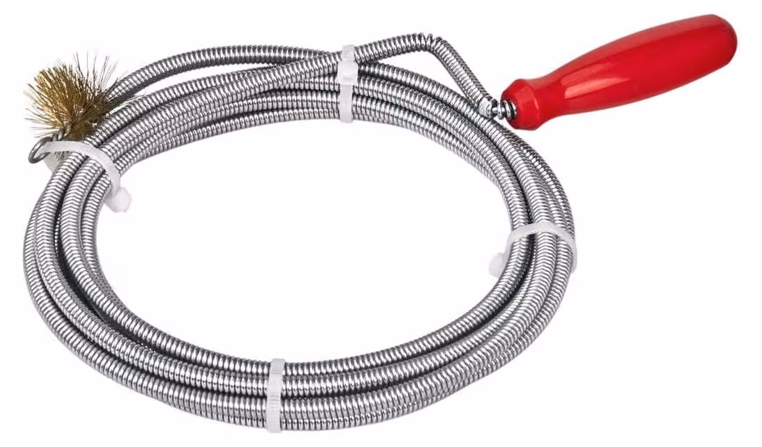 Spirale per tubi di scarico con spazzola, 6 mm x 3 m, modello KD11768