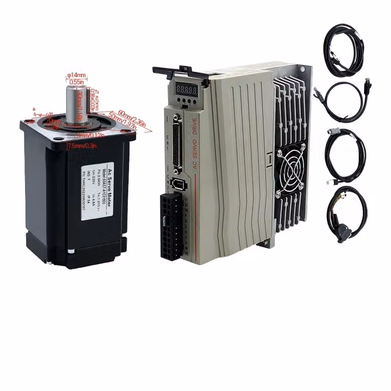 Servomotore con driver, elevata capacità di coppia, diverse potenze nominali, opzioni di controllo versatili , 600 Watt, 220 V