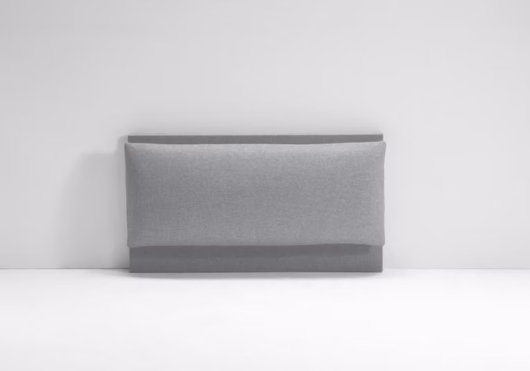 Testata Letto Imbottita - ROMA Grigio 90x190 cm