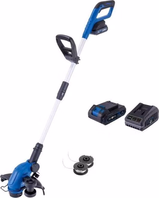 Tagliabordi a batteria, tagliaerba 2 in 1 C-LT300-X, batteria da 2 Ah, caricabatteria incluso, senza fili, leggero