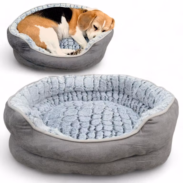 Cuccia per cani, morbida e confortevole, 55 x 45 x 17 cm - Antiscivolo - Lavabile - Realizzata in peluche - Un luogo accogliente per riposare - Elevato comfort - Cuccia per cani