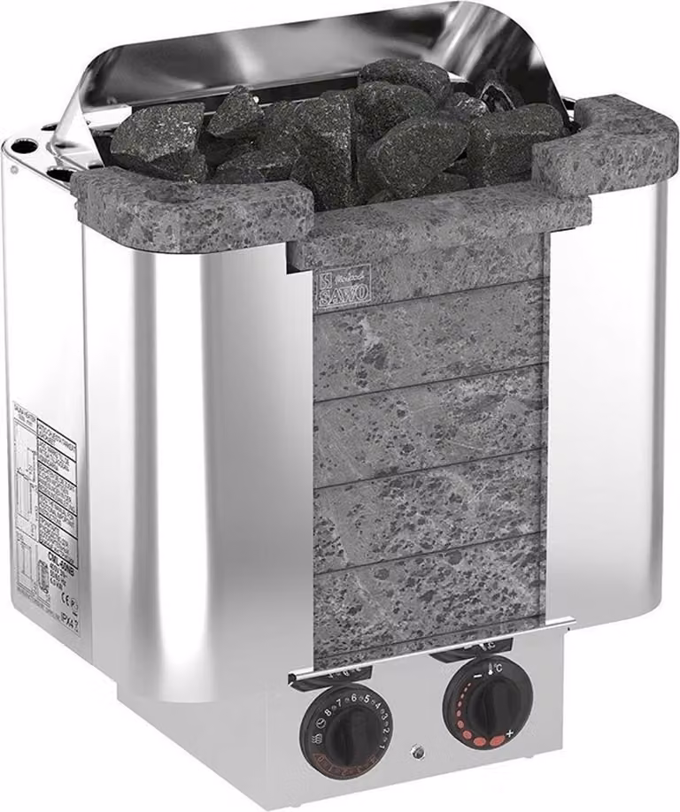 Riscaldatori per sauna Sawo Cumulus 8,0 kW | con centralina integrata | CML-80NB-P
