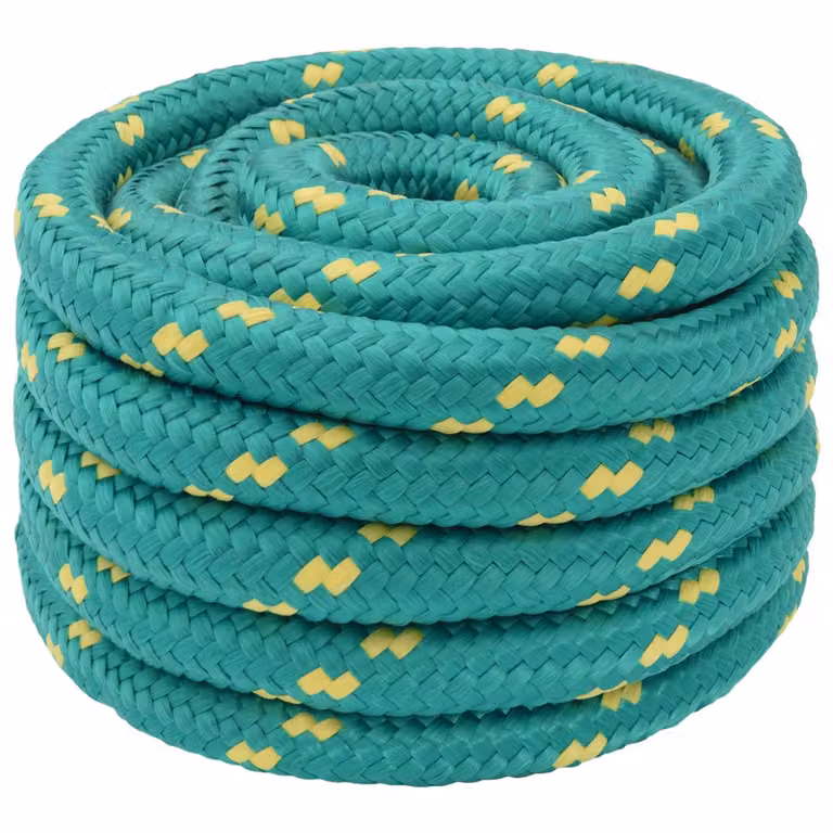 vidaXL Corda multiuso 30 mm 25 m Verde PP 5400 kg Carico massimo
