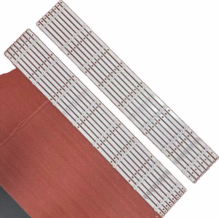 Striscia luminosa a LED, set di 16 pezzi, lunghezza 1545 mm, alimentazione DC