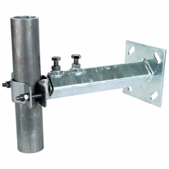 Fissaggio a muro Dehn St/tZn-NIRO per tubi D 40-50 mm, distanza dalla parete variabile 230-400 mm 105347