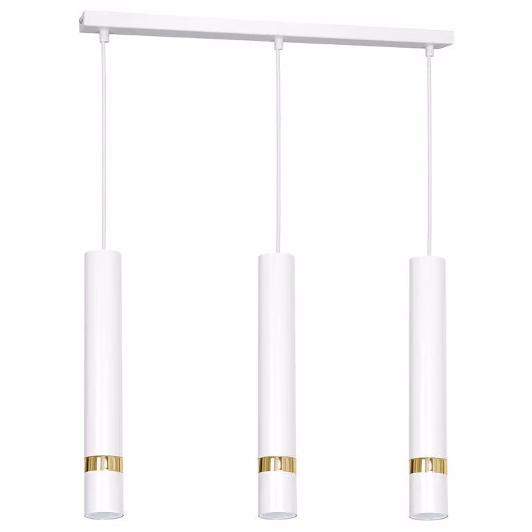 LUMINEX lampe Illuminazione Lampada a sospensione Reno Bianco/Oro 3