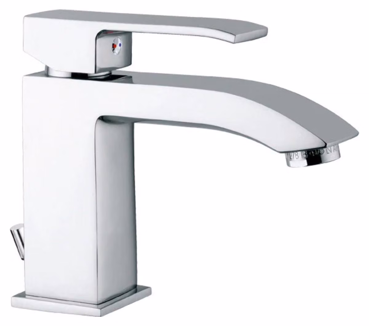 Paffoni Level - Miscelatore da lavabo con bocca di erogazione, cromo LES075CR