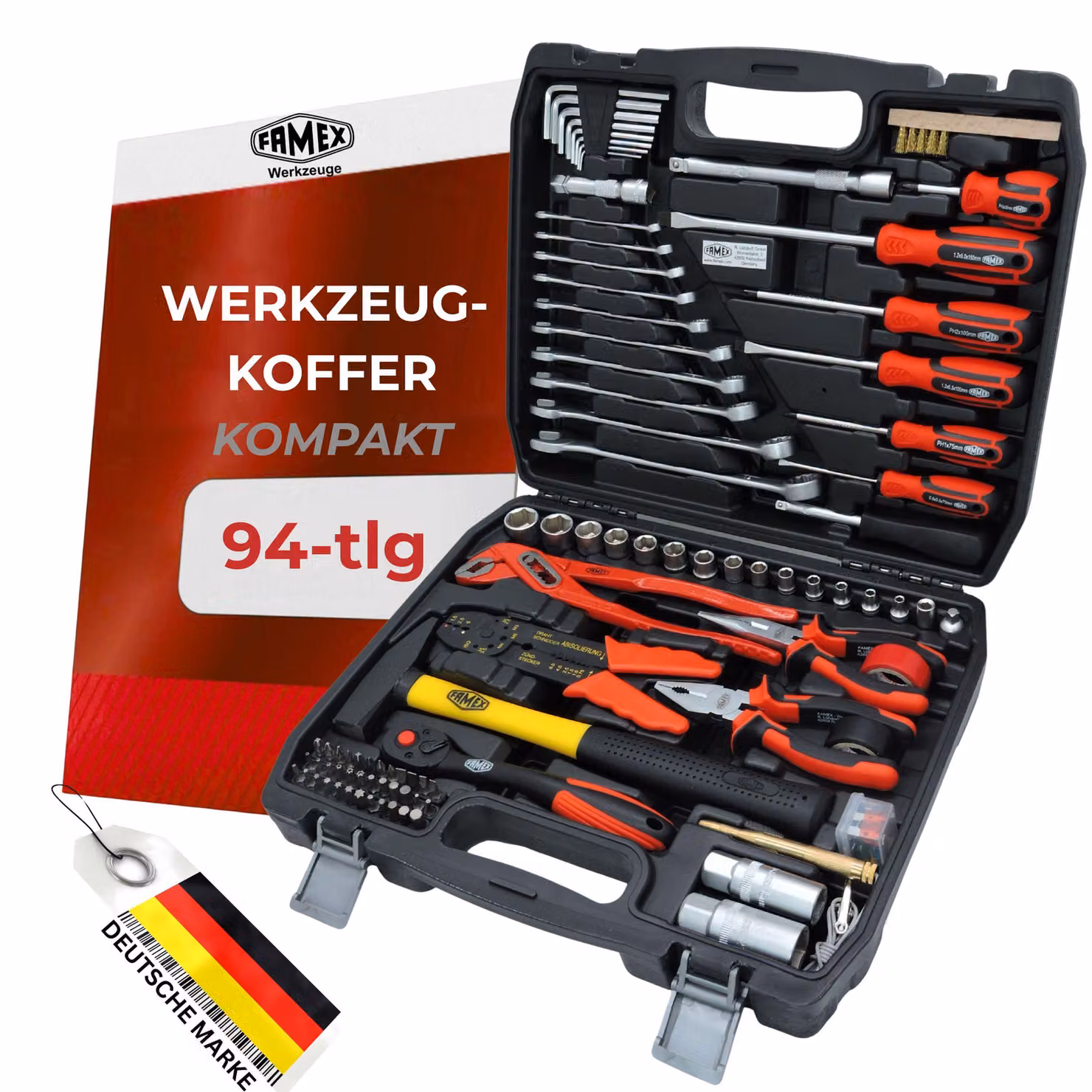 FAMEX 144-47 Valigette portautensili - Set di utensili da 89 pezzi