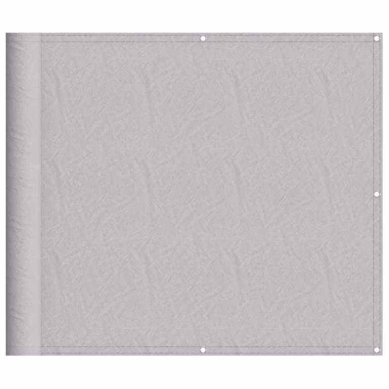 Paravento Balcone Grigio chiaro 90x600cm 100% Poliestere Oxford