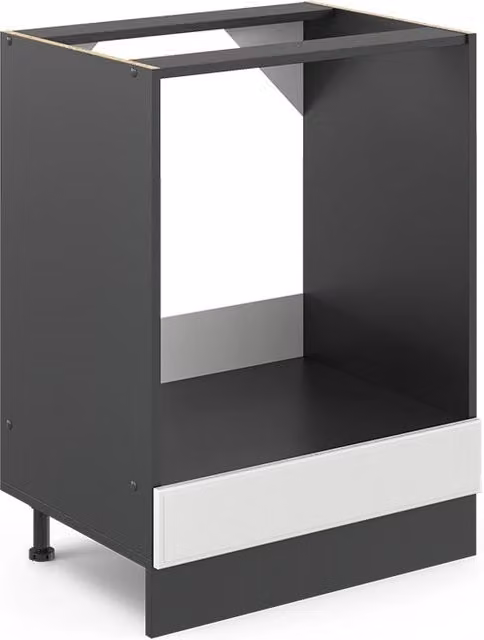 Mobile per forno da incasso Vicco R-Line Bianco rustico/Antracite L: 60 cm