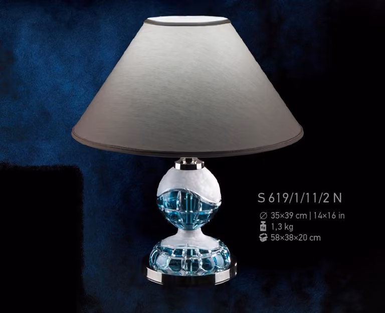Tischleuchte Antik Stil Kronleuchte Lampe Leuchte Lampen Kristall Tisch Leuchten