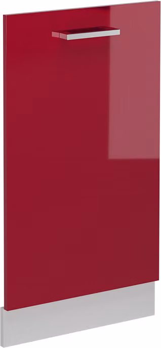 Pannello frontale Vicco R-Line Rosso lucido 45 cm senza piano di lavoro, Model 54465