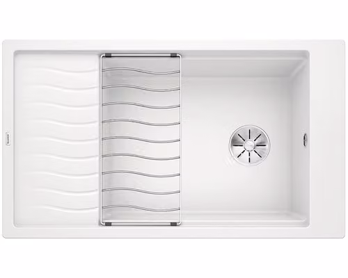 Lavello in granito Blanco ELON XL 8, colore bianco