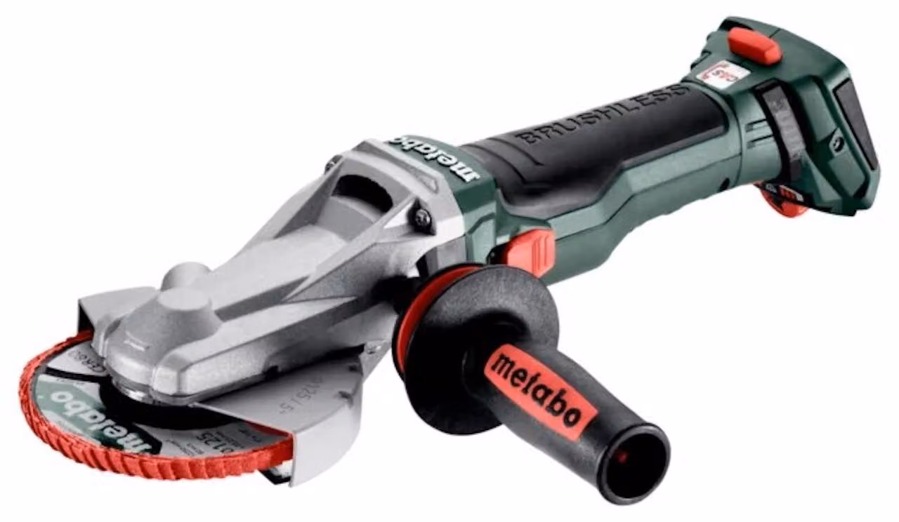 Smerigliatrice angolare a batteria Metabo WVBF 18 LTX BL 15-125 Quick, metaBOX 165 L