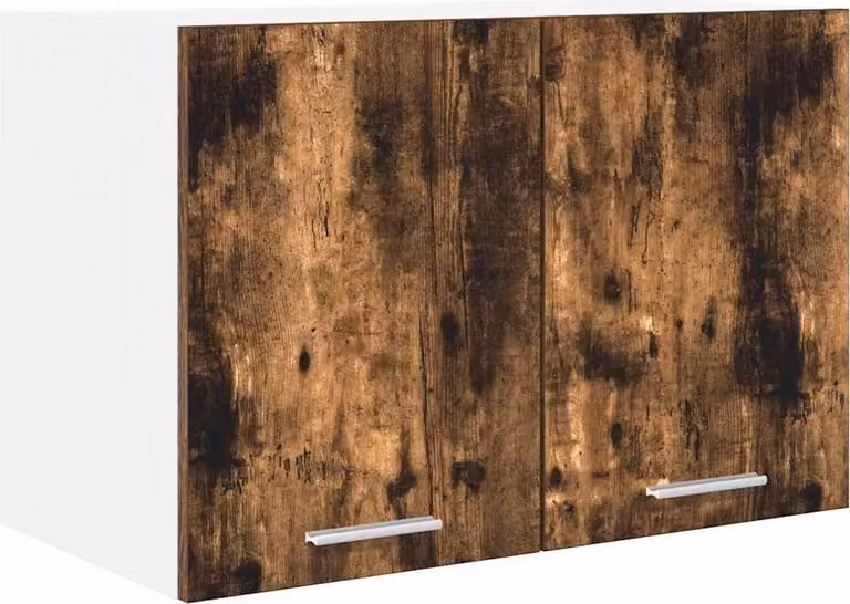 Armadio pensile Rovere Affumicato e Bianco 60 x 31 x 40 cm