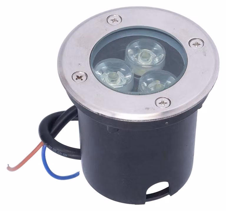 Illuminazione interrata, impermeabile, resistente al calore, in acciaio inossidabile, sistema di illuminazione a LED per aree pubbliche, parchi, luoghi suggestivi e vialetti, alimentazione a 24 V